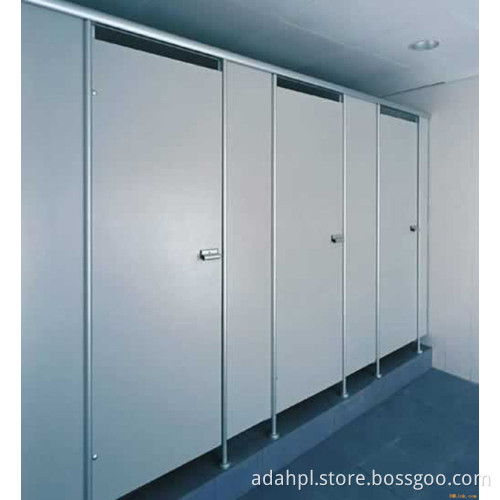 hpl toilet partition and shower material with nylon accessories
